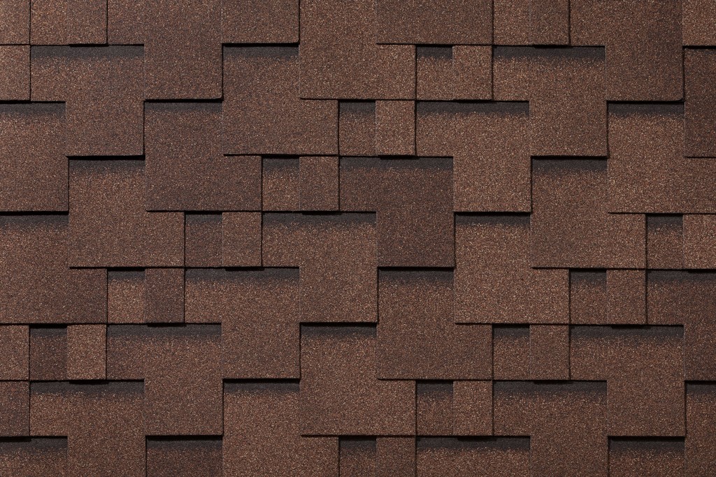 Гибкая черепица ROOFSHIELD/ МОДЕРН КЛАССИК/ Коричневый топаз