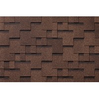 Гибкая черепица ROOFSHIELD/ МОДЕРН КЛАССИК/ Коричневый топаз
