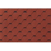Гибкая черепица ROOFSHIELD/ ФЕМИЛИ ЛАЙТ СТАНДАРТ / Красный с оттенением