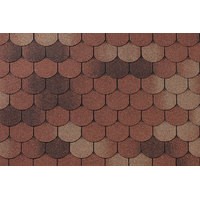 Гибкая черепица ROOFSHIELD/ ФЕМИЛИ ЛАЙТ ГОТИК / Терракота