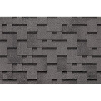 Гибкая черепица ROOFSHIELD/ ФЕМИЛИ ЭКО ЛАЙТ МОДЕРН / Серый с оттенением