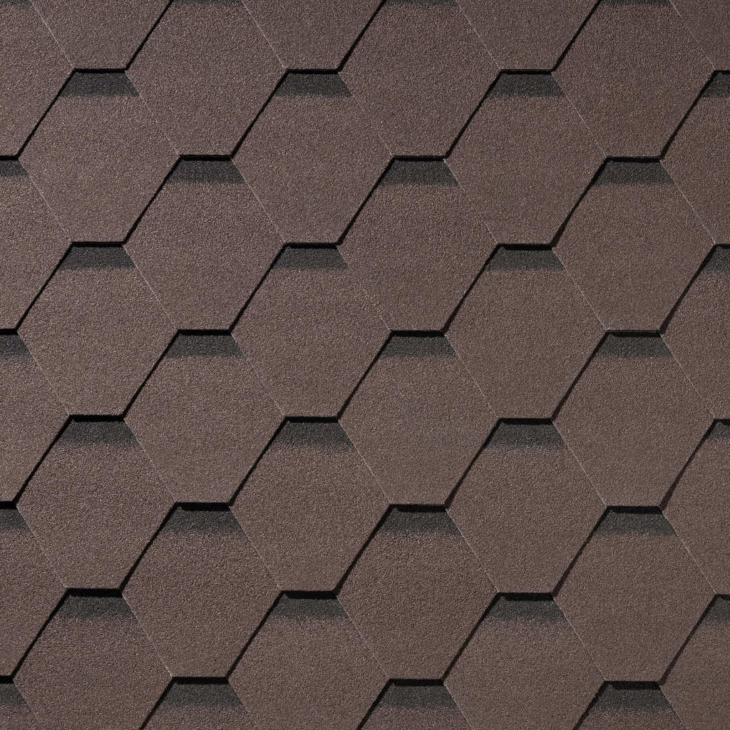 Гибкая черепица QUIET TILE/ SHADOW/ Темное дерево