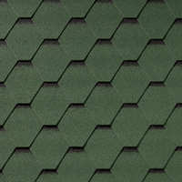 Гибкая черепица QUIET TILE/ SHADOW/ Нефрит