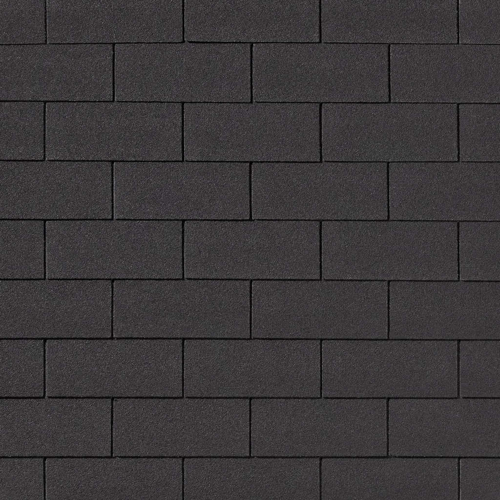 Гибкая черепица QUIET TILE/ BRiCK/ Черный