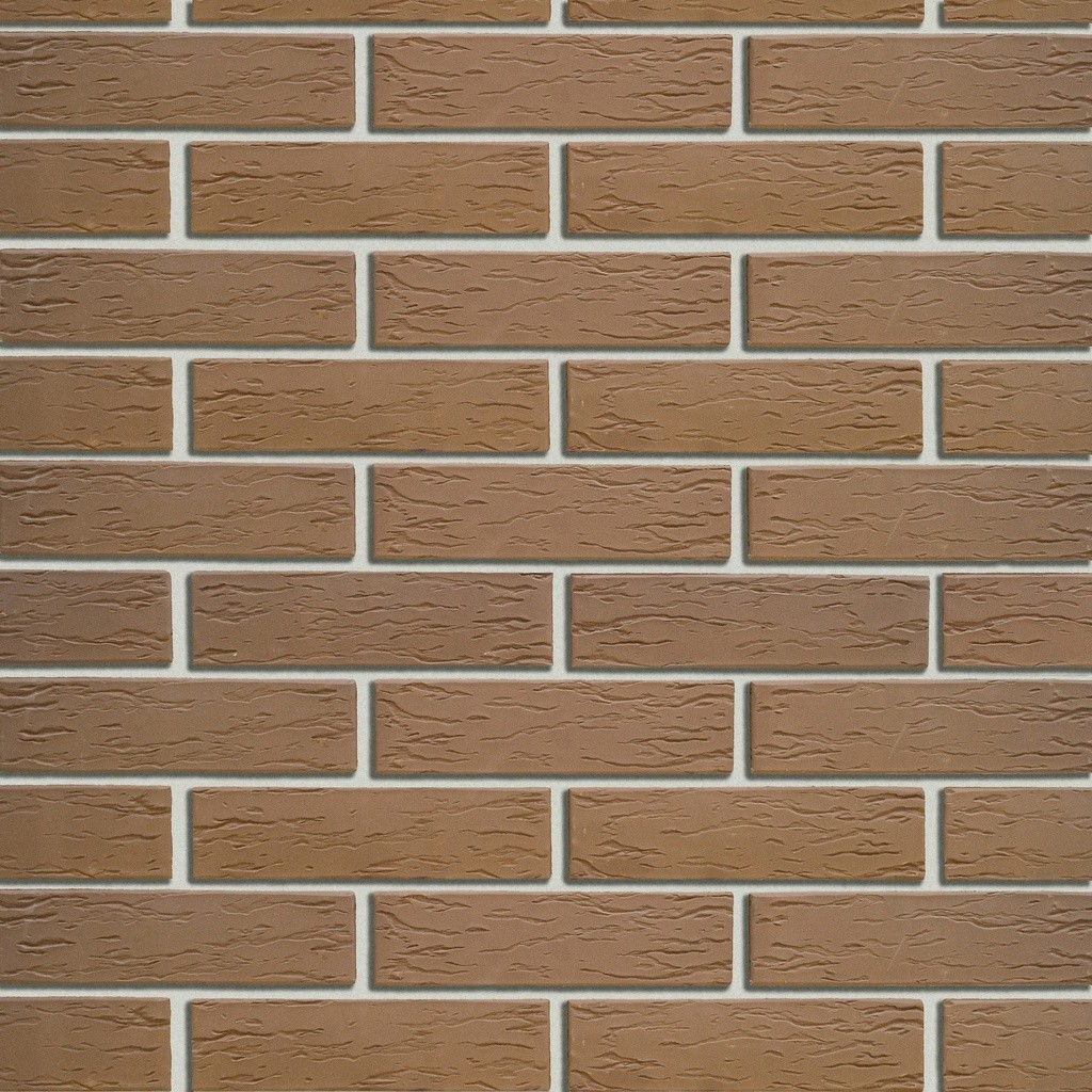 Облицовочный кирпич ШОКОЛАД (Кора дуба) 1NF Одинарный (250х120х65)