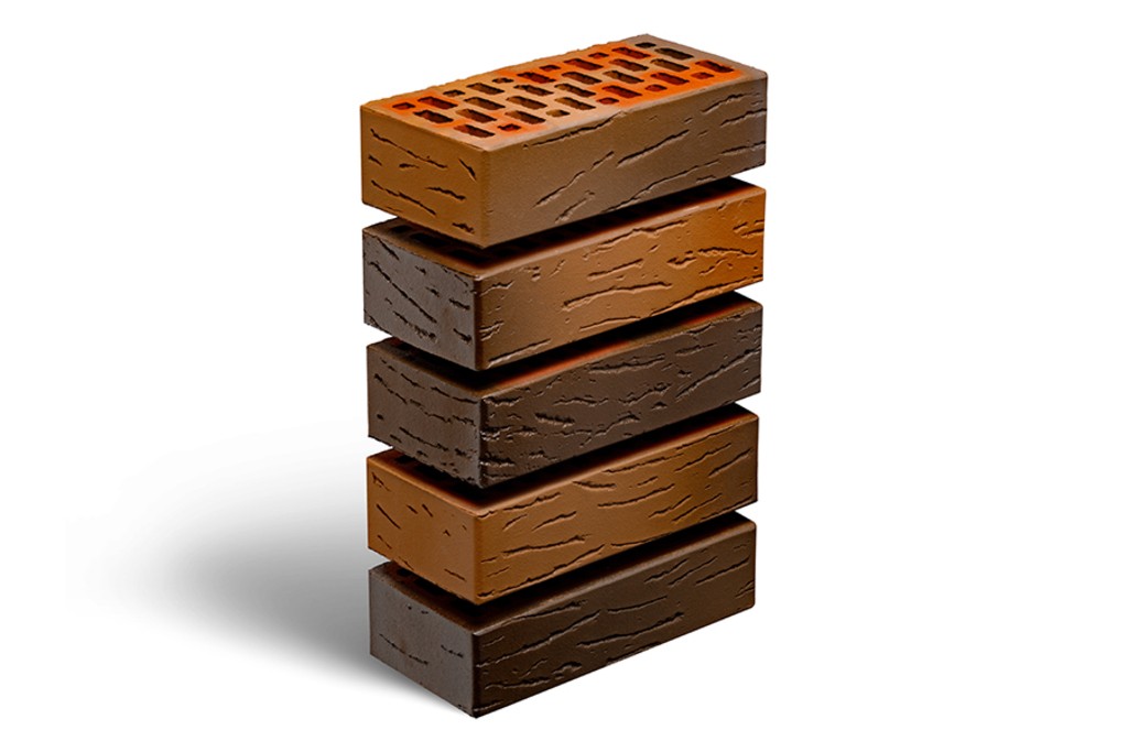Облицовочный кирпич ФЛЕШ-ОБЖИГ (Антик) 1NF Одинарный (250х120х65)
