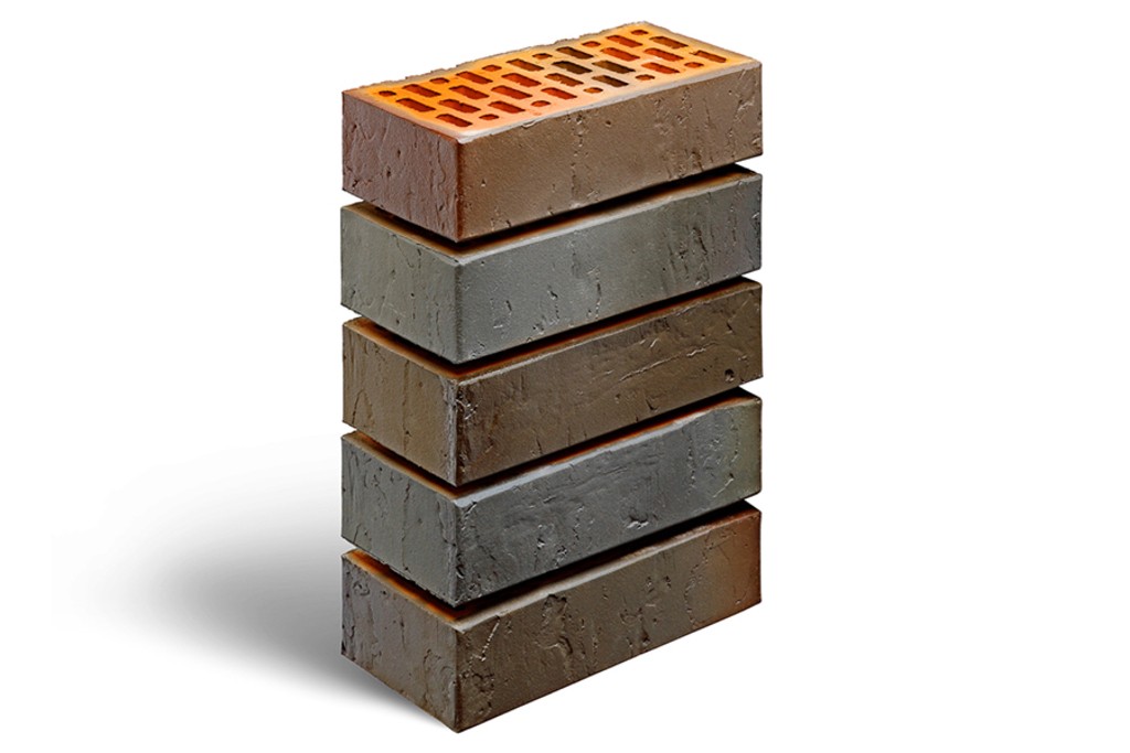 Облицовочный кирпич ФЛЕШ АГАТ (Сахара) 1NF Одинарный (250х120х65)