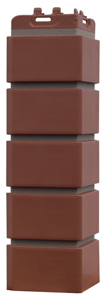 Угол Grand Line Клинкерный кирпич Design Plus корица с темно-бежевым швом